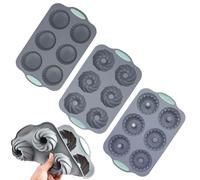Molde para hielo de silicona - Molde de silicona con forma de guirnalda - Juego de 3 moldes para hielo para congelador | para bebidas, cócteles, chocolate, tartas, jabón, , Navidad, cocina DIY