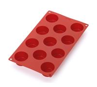Molde para magdalenas 30 cm, rojo, silicio, Lékué