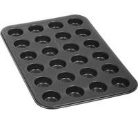 Molde para muffins de 24 mini muffins, diámetro de 3 cm. Molde para cupcakes ideal para muffins jugosos. Bandeja para muffins con revestimiento antiadherente. 1 molde para muffins