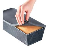 Molde para Pan con Tapa de Acero y Silicona Kaiser - Ideal para Hornear Panes, Bizcochos y Pasteles Salados, Fabricado en Alemania