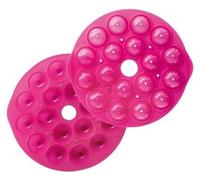 Molde para pan, marca Lékué, de silicona, color magenta, unidad (0215018)