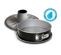 Molde para pastel SILVER ELEGANCE 26 cm, 2 bases, negro, acero, Guardini
