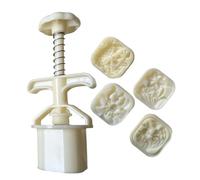 Molde para pasteles de ABS de calidad alimentaria, sello para galletas, molde para pasteles de piel de nieve tradicional, utensilio de cocina, herramienta de decoración de pasteles, molde para de