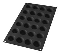 Molde para postre 30 cm, semiesfera mini, negro, Lékué