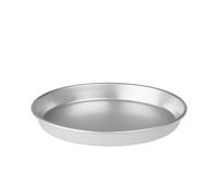 Pentole Agnelli FAMA43/330 Molde para Pasteles cónico con Borde, Aluminio, 30 X 30 X 3 cm