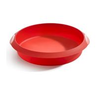 Molde para tartas 24 cm, rojo, silicio, Lékué