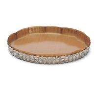 Molde para tartas 28 cm, acero inoxidable, de Buyer