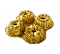 Molde para tartas QUARTET BUNDT, dorado, Nordic Ware