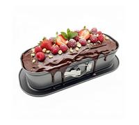 Relaxdays Molde rectangular con antiderroches antracita