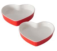 Moldes de cerámica para hornear, forma de corazón, MLADKO