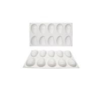 Moldes de silicona con forma de mango 3D para tartas, múltiples cavidades para mousses, chocolate, helado, postres y decoraciones para hornear, aptos para microondas