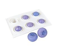 Moldes de silicona para hornear - Molde para muffins de 6 cavidades, utensilios de cocina antiadherentes robustos, material sólido y ligero de alimenticio | Liberación rápida para exhibición
