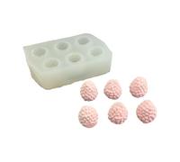 Moldes flexibles antiadherentes para hornear con forma de corazón y frambuesa, moldes de silicona seguros para postres, ideales para postres caseros y golosinas para fiestas, suministros creativos en