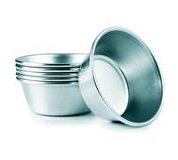 Moldes Individuales de Aluminio para Repostería Ibili - 6 Unidades para Pasteles Tradicionales