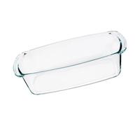 Moldes para pasteles de vidrio de borosilicato resistentes calor Suministros para hacer postres para hornear en horno con acabados suaves y fácil limpieza Bandeja rectangular para hornear pan