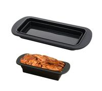 Moldes Silicona Reposteria Molde Siliconas De Silicona Abatible Para Pan Molde Antiadherente Para Tostadas Apto Para Hacer Pasteles Pan De Plátano 27.8 * 12.4 * 6.5Cm (Negro)