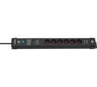 Brennenstuhl Prem-Line PWR Distr Unit 6 Soc 3.0m BK 2X USB