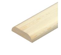 Moldura de madera de pino natural 240 x 3,4 x 0,8 cm