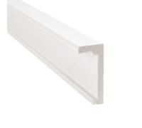 Moldura Elah para Tira LED de 2 Metros | Acabado Blanco | Aluminio con Difusor Decorativo | Instalación en Pared o Techo | Ideal para Iluminación Indirecta LED en Interiores | LEDKIA LIGHTING