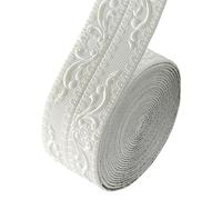 Moldura Flexible Para Rodapié,10 Metros Autoadhesiva Flexible | Moldura para Pared | Para Azulejo, Madera, Mármol, Lavadero, Cocina, Pasillo, Techo, Balcón Y Alféizar