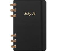 Moleskine 2024 12-Month Large Student Life Spiral Planner: Black Epalon