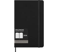 Moleskine 2026 PRO 12-Month Weekly Vertical Large Hardcover Notebook: Black