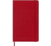 Moleskine Agenda 2024 Diaria Large Roja Escarlata Tapa Dura