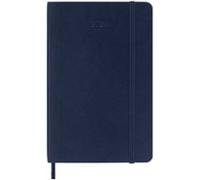Moleskine Agenda 2024 Diaria Pocket Azul Zafiro Tapa Blanda