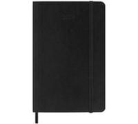 Moleskine Agenda 2024 Semanal Pocket Negra Tapa Blanda