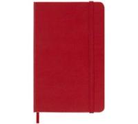Moleskine Agenda 2024 Semanal Pocket Roja Escarlata Tapa Dura