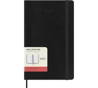 Moleskine Classic 12 Month 2027 Daily Planner, Soft Cover, Large (5" x 8.25"), Negro, 400 páginas