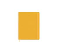 Moleskine Agenda Semanal 2023, Planificador 12 meses, Tapa dura XL 19 x 25 cm, Naranja Amarillo