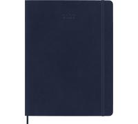 Moleskine Classic 12 Month 2027 Weekly Planner, Soft Cover, XL (7.5" x 9.75"), Sapphire Blue, 144 pages