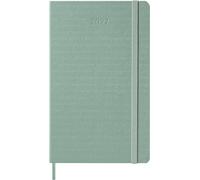Moleskine Classic 12 Month 2027 Weekly Planner, Hard Cover, Large (5" x 8.25"), Sage Green, 144 pages