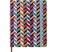 Moleskine - Agenda Semanal, Planificador Semanal 2023, Edición Limitada Missoni, Tema Multicolor, Tapa Dura de Lona, Tamaño Grande 13 x 21 cm