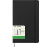 Moleskine Agenda semanal sin fecha Clásica 12 meses Tapa dura Cierre elástico Grande 13x21 cm Negro
