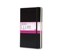 Moleskine - Art Collection Storyboard, Cuaderno de Bocetos con Tapa Dura y Cierre Elástico, Papel Adecuado para Bolígrafos, Pasteles, Carboncillo, Color Negro, Tamaño Grande 13 x 21 cm, 108 Páginas