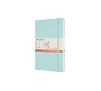Moleskine Cuaderno Bullet Art Collection – Tapa dura, 13x21 cm, páginas lisas/rayadas, aguamarina