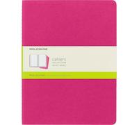 Moleskine Cuaderno Set 3, Páginas blancas, Tapa cartón con costura, Rosa Kinetic, 19x25cm, 120 págs