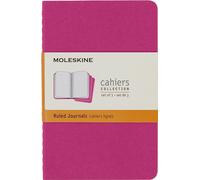 Moleskine Cahier Journal – Set de 3, 124 pág., rosa cinético, Pocket 9x14 cm