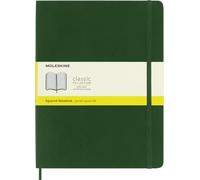 Moleskine Cuaderno XL 19x25 cm cuadriculado tapa blanda cierre elástico Verde Mirto 192 págs