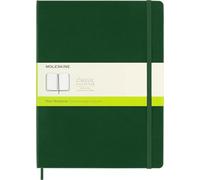 Moleskine Cuaderno clásico XL 19 x 25 cm Tapa dura Cierre elástico 192 páginas blancas Verde Mirto