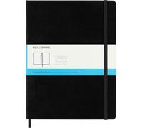 Moleskine Classic Notebook, Cuaderno con Páginas Punteadas, Tapa Dura y Cierre Elástico, Tamaño XL 19 x 25 cm, Color Negro, 192 páginas