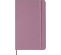 Moleskine Cuaderno clásico rayado Tapa dura Cierre elástico Rosa Majestuoso L 13x21 cm