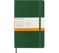 Moleskine Cuaderno Classic — Rayado, tapa blanda, cierre elástico, Verde Mirto, 13x21 cm, 192 págs