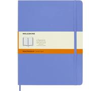 Moleskine Cuaderno Classic XL 19x25 cm Rayado Tapa blanda cierre elástico Azul Hortensia 192 pág