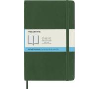Moleskine Cuaderno Classic, páginas punteadas, tapa blanda, 13x21 cm, Verde Mirto, 192 páginas