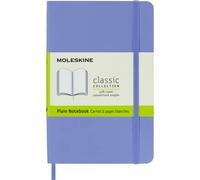 Moleskine Cuaderno Clásico 9x14 cm – Tapa blanda, hojas en blanco, Azul Hortensia, 192 pág