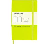 Moleskine Cuaderno Clásico – Tapa dura, Cierre elástico, Bolsillo 9×14 cm, Verde limón