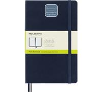 Moleskine Cuaderno Clásico Tapa dura, hojas en blanco, 13 x 21 cm, Azul Zafiro, 400 páginas
